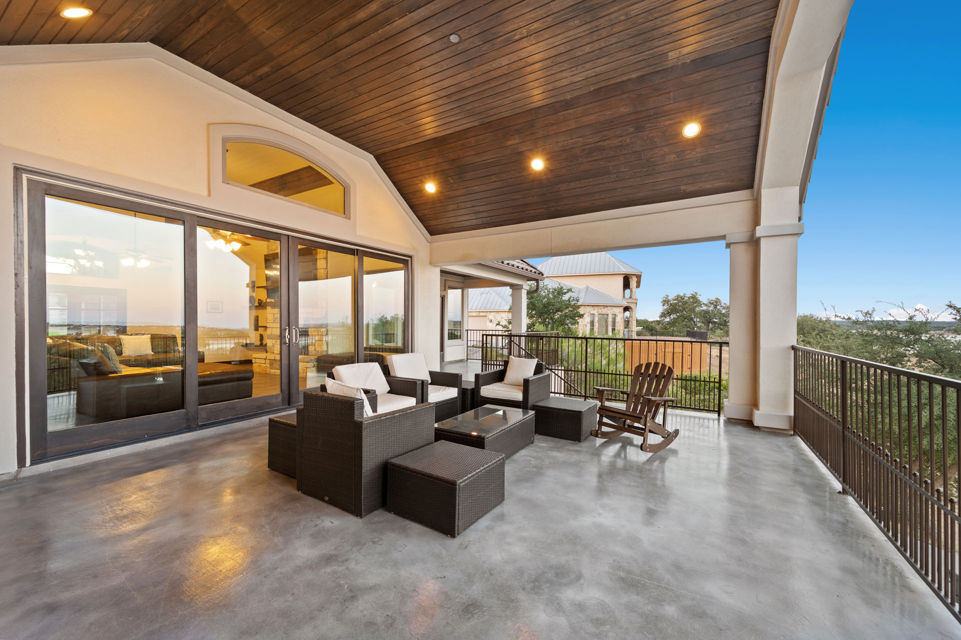 a home patio